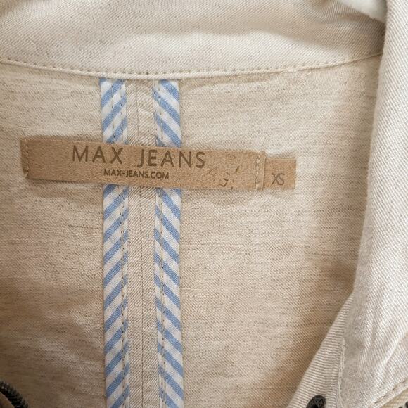 East Coast Vibes - Max Jeans Cotton Utility Safari Jacket | XS | 240408 - Picture 5 of 8